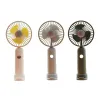 Three hot-selling high-speed USB handheld small fans in color portable electric fans Item Picture